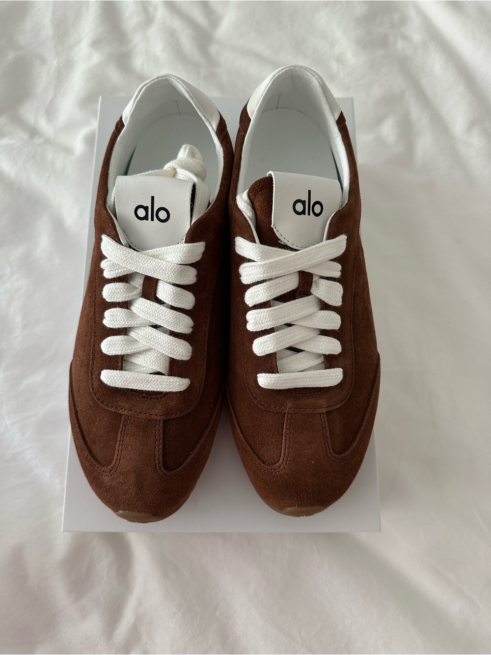 Alo Yoga Sunset Sneaker Rich Sun Kissed Brown W 8.5 NEW